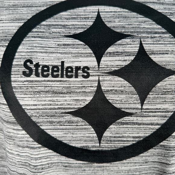 Nike Gray/Black Pittsburgh Steelers Short Sleeve Tee - Picture 3 of 12
